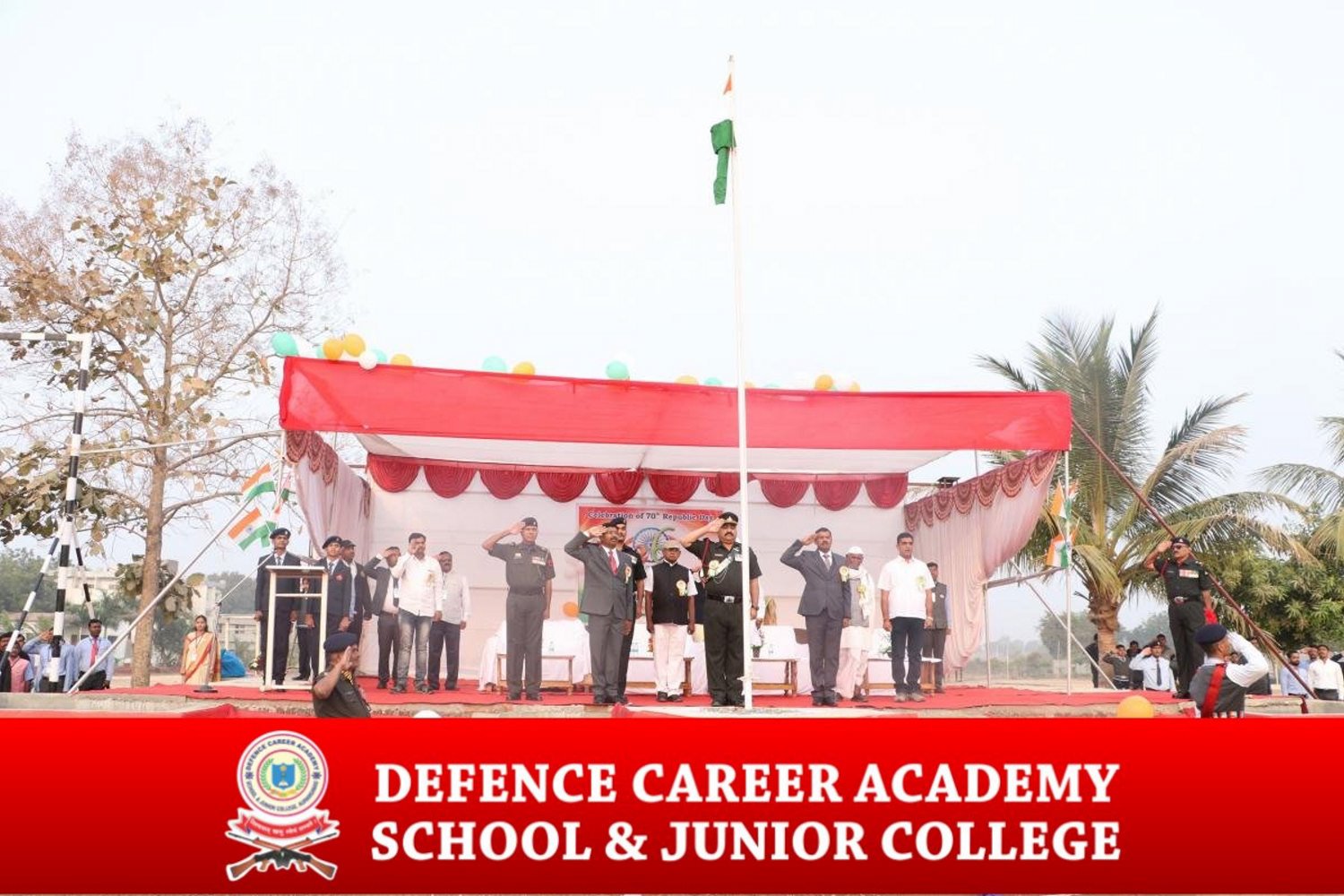 RepublicDay-FlagHoisting-Best-Sainik-coaching-institute-in-aurangabad-airforce-group-coaching-in-aurangabad