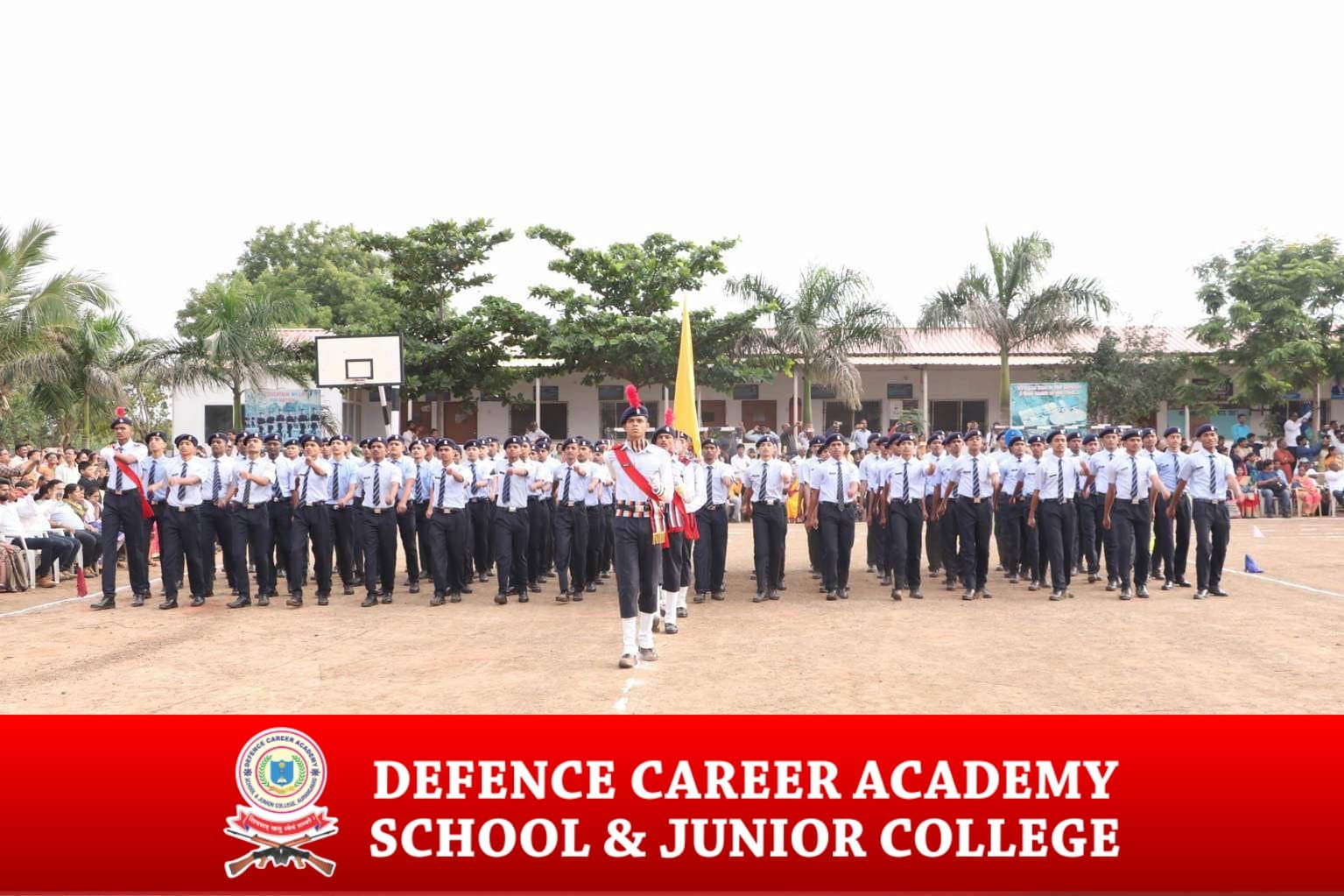 flag-march-defence-career-academy-in-maharashtra-army-public-school-in-aurangabad